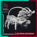 Giant Mantis Shrimp - Large sea Creature - PRESUPPORTED - 32mm Scale