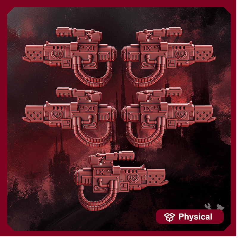 Crimson Wings Flamer Cannons Set x5 - Only-Games