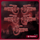 Crimson Wings Flamer Cannons Set x5