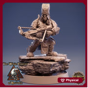 Dwarf Fighter Crossbow Expert | Dungeons and Dragons | 28mm,32mm,75mm Scales | Pathfinder Mini for Painting | Daybreak Miniatures - Only-Games