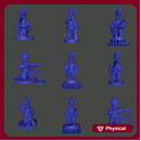 6mm Dismounted British Napoleonic Light Dragoons (1800-12) (18 models)