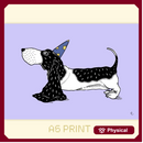 Dog Wizard - A5 Print