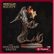 Dragonborn Wizard Sorcerer | PC or NPC model  | 28mm, 32mm, 75mm Scale Resin Miniature | Dungeons & Dragons | Pathfinder | Archvillain Games - Only-Games