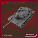 MG144-US02D M60A1 MBT (with seachlight and smoke dischagers)