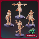 Cyberpunk Nun - 4 Model Bundle