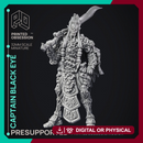 Captain Black Eye - Gyth Void Pirate - PRE SUPPORTED - D&D 32mm