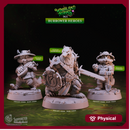 Burrower Heroes - Woodland Heroes - CastNPlay - Terrain Wargaming D&D DnD 28mm 32mm 40mm 54mm