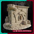 Cute Stone Cottage - Fantasy Village Terrain STL, DnD & Wargaming Scenery