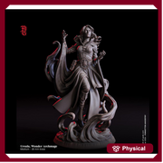 Female Human Sorcerer, Wizard, Psion, Swashbuckler PC NPC | 28mm, 32mm,54mm, 75mm,100mm Scale Resin Mini |Dungeons and Dragons|Flesh of Gods - Only-Games