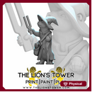 Tarkago - Otter Mage (Small 32mm scale miniature with supports)