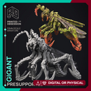 Gigant - Giant Monster -  PRESUPPORTED - Illustrated and Stats - 32mm scale