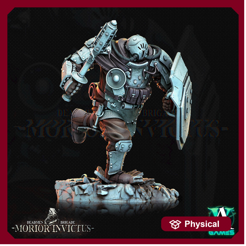Sci-Fi Miniature Army Veterans | Base sizes: 25mm.32mm,40mm,65mm,80mm (see description) | Resin Mini | Morior Iron Guard | Archvillain Games - Only-Games