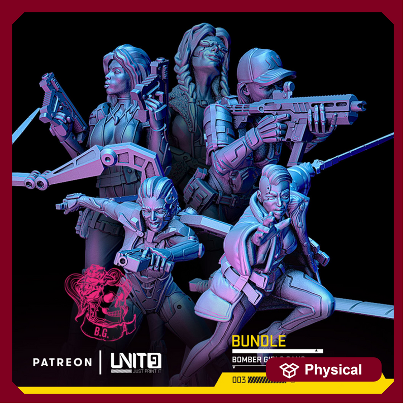 Cyberpunk - Bomber Girls squad - BUNDLE - Only-Games