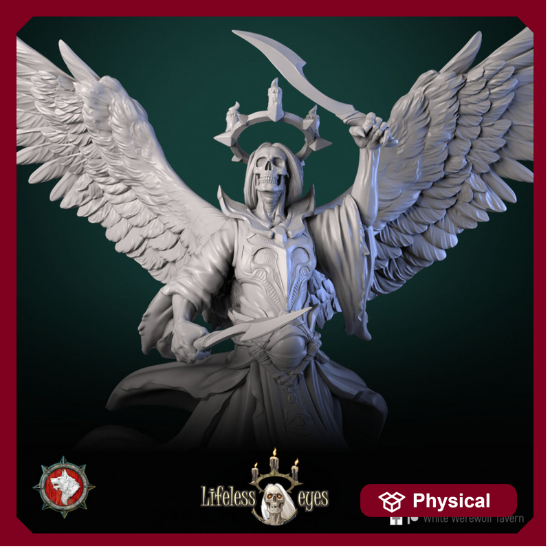 Winged undead caster 75mm