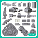 1:64 Scale Battle Car Kitbashing Tabletop Bits
