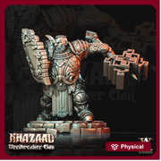 Dwarf Fighter with Mace & shield Resin Miniatures|Dungeons and Dragons|28mm, 32mm,54mm,75mm,100mm Scale | Pathfinder | Figure for Painting| - Only-Games