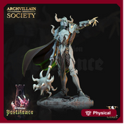 Oathbreaker Female Paladin Fighter | 28mm, 32mm,54mm,75mm,100mm Scales |Player Character Mini Minis D&D5e Pathfinder Figurine | Archvillain - Only-Games