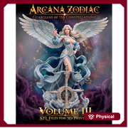 Female Libra Zodiac Miniature | Celestial Sorceress NSFW Topless | UNPAINTED Resin DnD Pathfinder - Only-Games