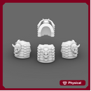 Cyber Samurai V7 Bushi Shoulder Pads Type D