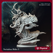 Triton, Sea Elf mounted on Fish Monster | 28mm,32mm,54mm Scales | Archvillain Games |Dungeons and Dragons 5e Pathfinder Underwater Adventure - Only-Games
