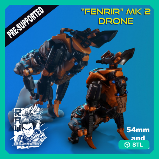 Fenrir - MK 2 Hound Drones - STL only - Only-Games