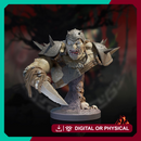 Armless Ogre Bust