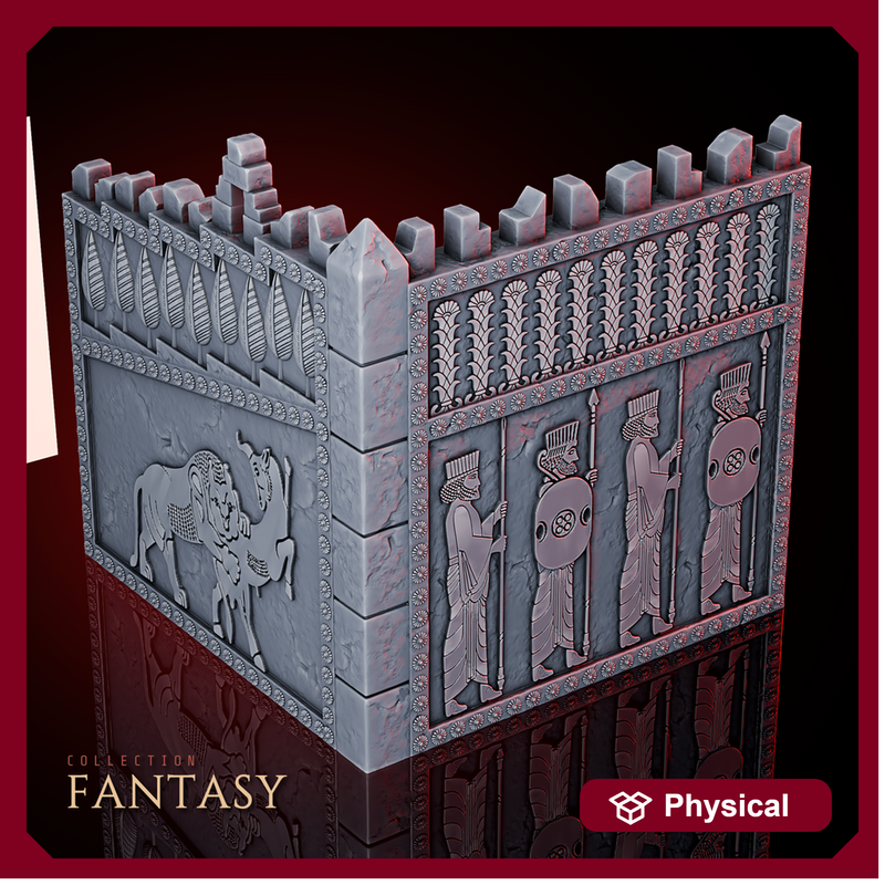 Oriental Corner Palace Wall - Only-Games