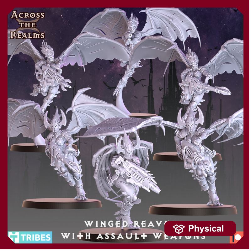 Winged Reavers with Assault Weapons