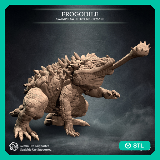 Frogodile - Attacking Variant, Swamp’s Sweetest Nightmare - Only-Games