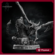 Skeletal Dragon Miniature | Undead Dragon Boss | Unpainted Monster - Only-Games