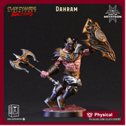 Tiefling Oathbreaker Paladin Chaos Knight | 28mm, 32mm,54mm, 75mm, 100mm Scales | Dungeons and Dragons |Pathfinder | Clay Cyanide Miniatures - Only-Games