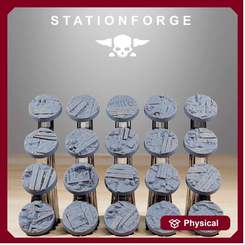 20 Trench 25mm Bases