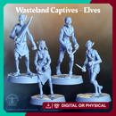 Wasteland Captives - Elves. Modular and Prebuilt