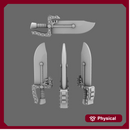 Cyber Samurai Butterfly Style Electro Sword NOHAND X 10