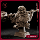 Female Dwarf Warrior - Bust