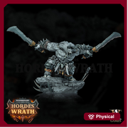 Raging Ogre,  Resin Miniature | 28mm,32mm Scales (40mm, 50mm, 60mm, 75mm BASE Sizes) |  D&D 5e Against Giants | Dungeons and Dragons | - Only-Games