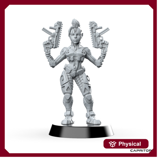 Kini Suko - Cyber Mercenary - 28mm Scale - Only-Games