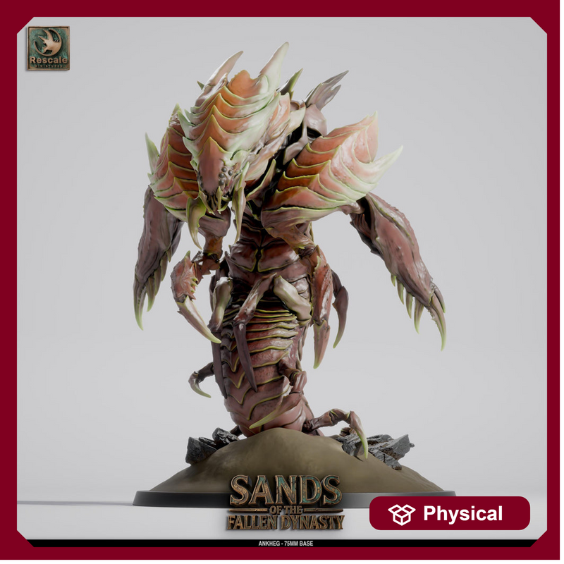 Ankheg Miniature Burrowing Monster | DnD Boss Creature | UNPAINTED Resin Pathfinder RPG - Only-Games