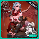 Izel The Barbarian Succubus (NSFW) - Pin Up, 75mm, Pre-Supported - STL only