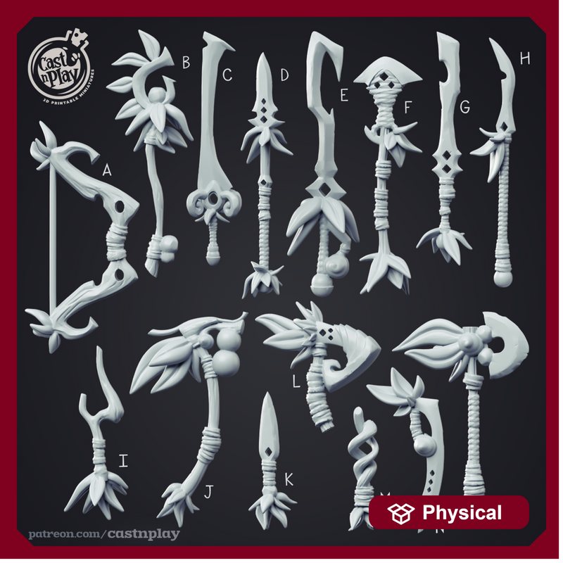 Creature Weapons (15 models) - Only-Games