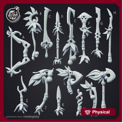 Creature Weapons (15 models) - Only-Games