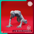 Crawling Ghoul - Tabletop Miniature (Pre-Supported)