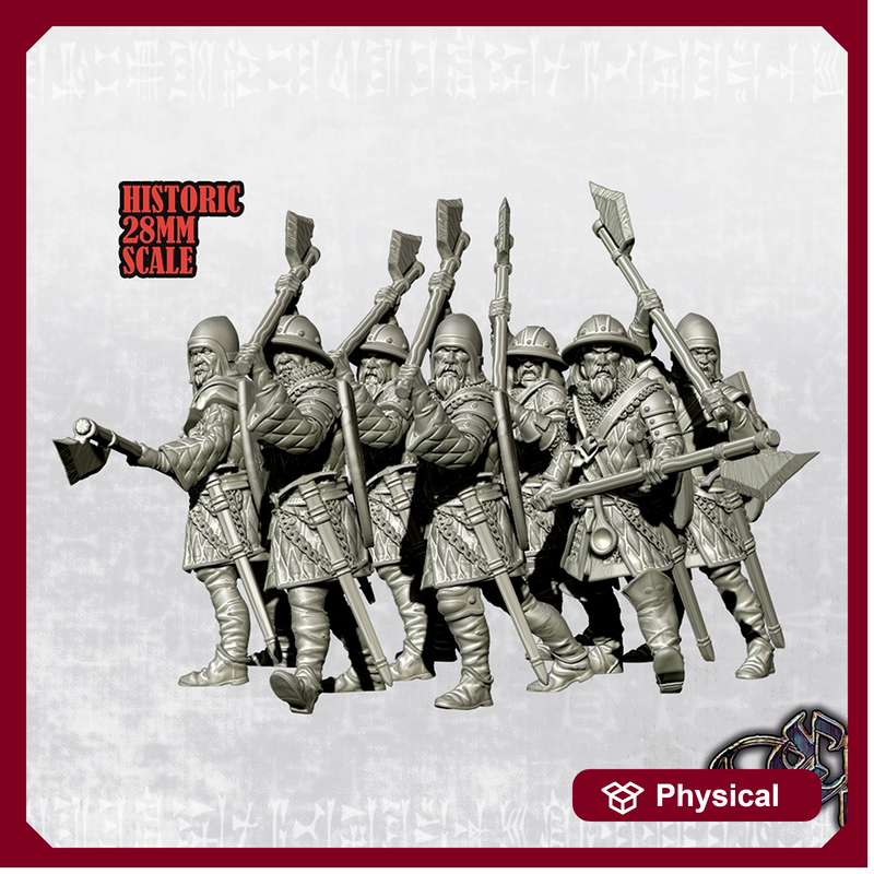 Men at arms with voulges- 28mm (Historic Scale)