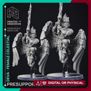 Deva Acolyte - Celestial Fighter - PRESUPPORTED - Heaven Hath no fury - 32 mm scale