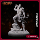 4 miniatures - 32mm - Heroes of the Blade - DRAGONBLADE