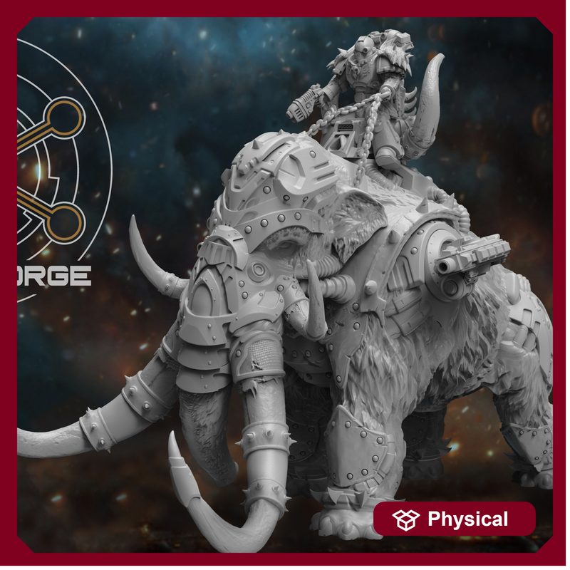 Cybernetic War Mammoth - Atlan Forge - Miniatures by Only-Games.co
