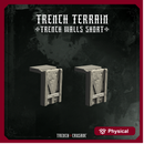 Trench Crusade terrain - Trench walls short