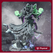Wraith Incorporeal Undead Lich Monster Miniature | 28mm,32mm,54mm,75mm,100mm Scales | Dungeons and Dragons Pathfinder | DM Stash - Only-Games