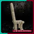 Chair 3 - Tavern and Household Furniture STL for DnD & Wargaming