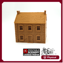 French Townhouse - Time Warp - Printable Scenery - Terrain, Wargaming, D&D, DnD